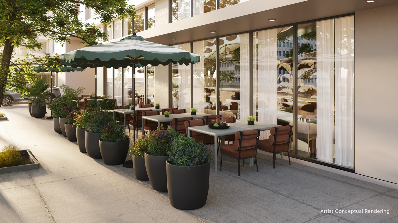 Terraza durante el día